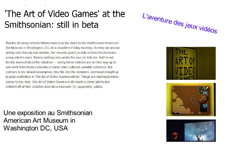 Les jeux vidéos ont-ils leur place dans les musées?